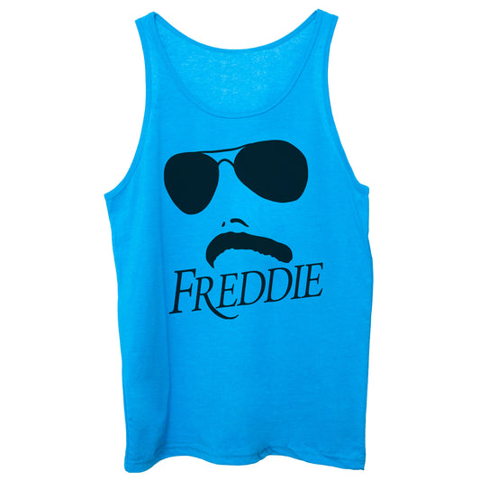 Deep Sky Blue Canotta San Freddie  - FILM CucShop