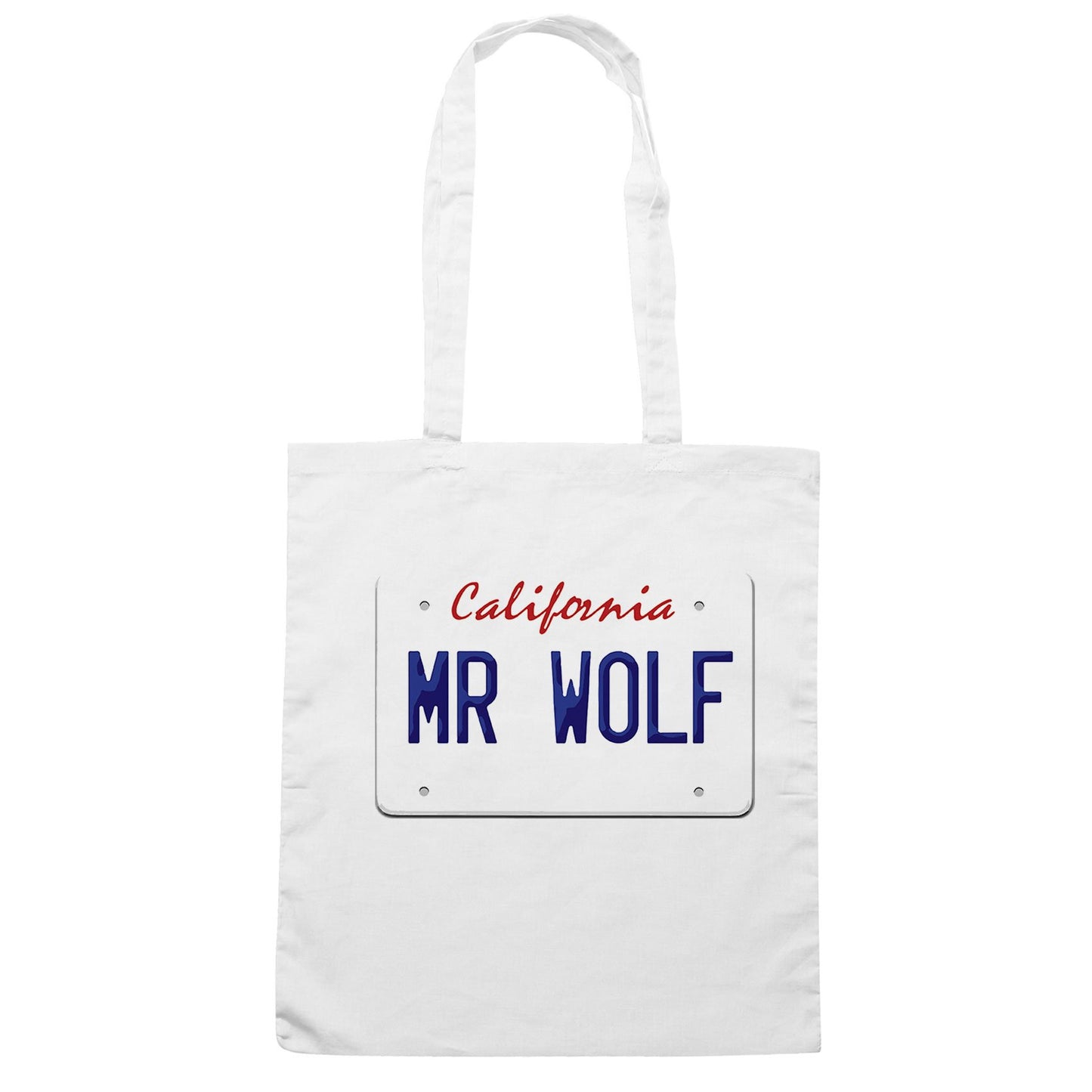 Lavender Borsa Mr Wolf Targa Pulp Fiction California - Bianca - FILM CucShop