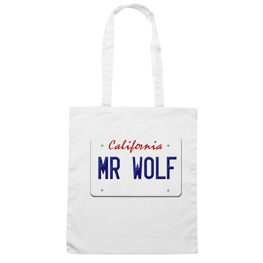 Lavender Borsa Mr Wolf Targa Pulp Fiction California - Bianca - FILM CucShop