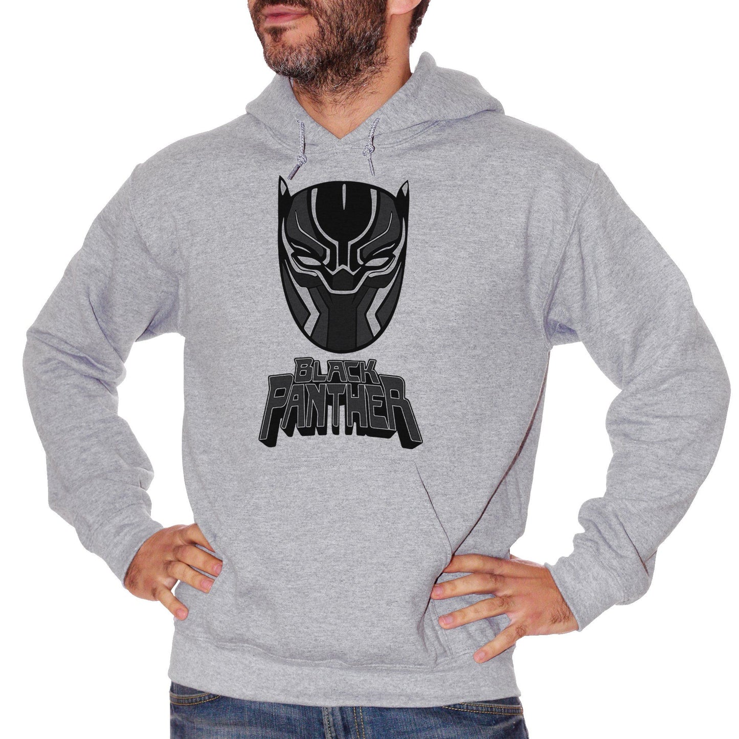 Gray Felpa Black Panther - FILM CucShop