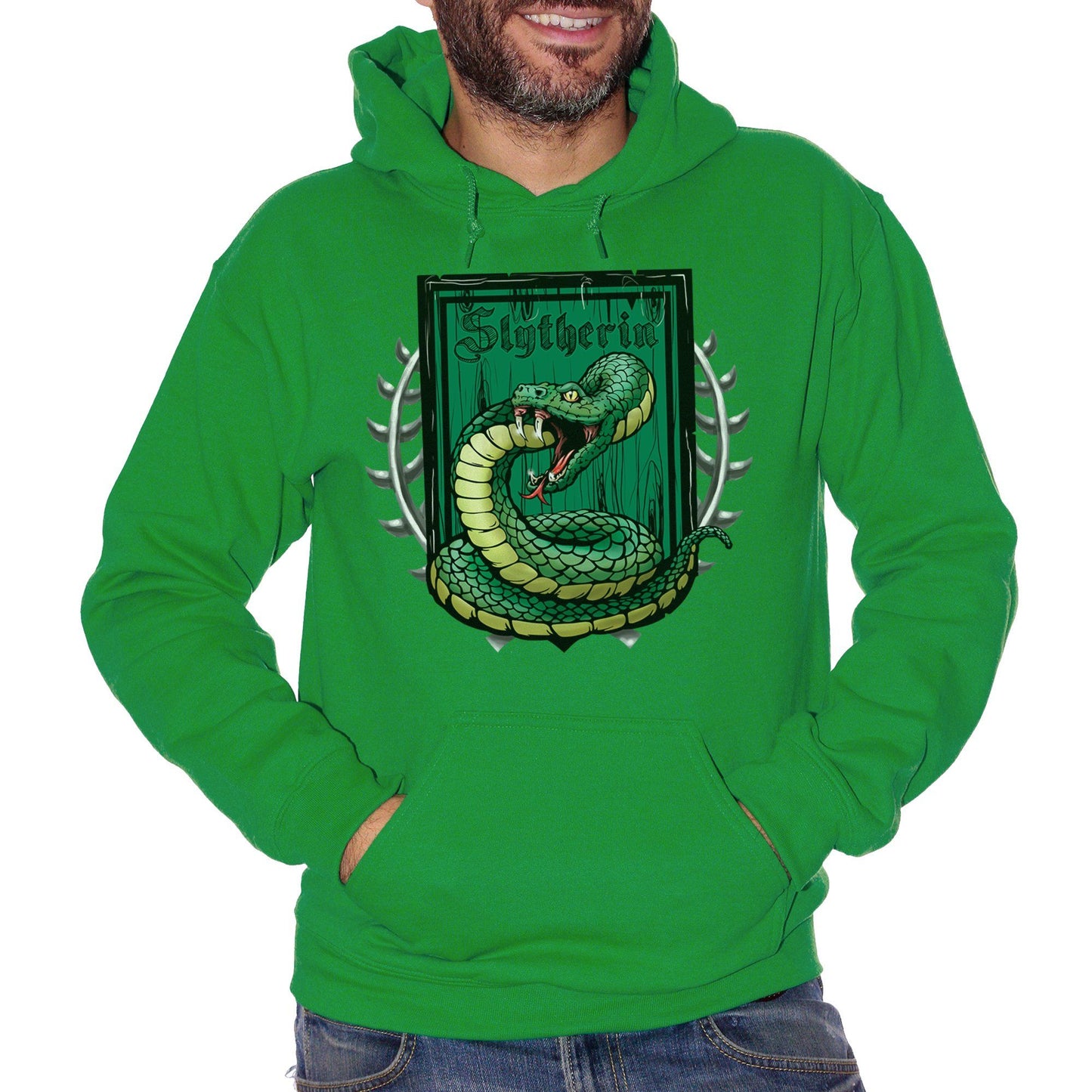 Forest Green Felpa Slytherin - FILM CucShop