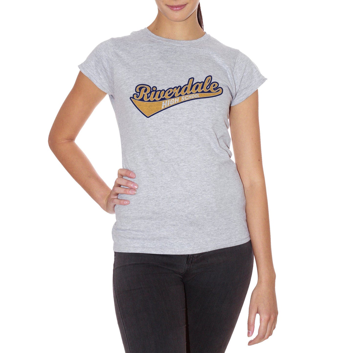 Light Gray T-Shirt Riverdale High School - FILM CucShop