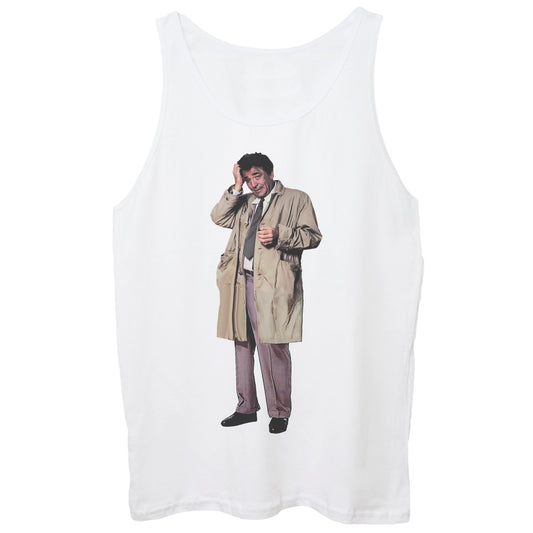 White Smoke Canotta Columbo Tenente Colombo - FILM CucShop