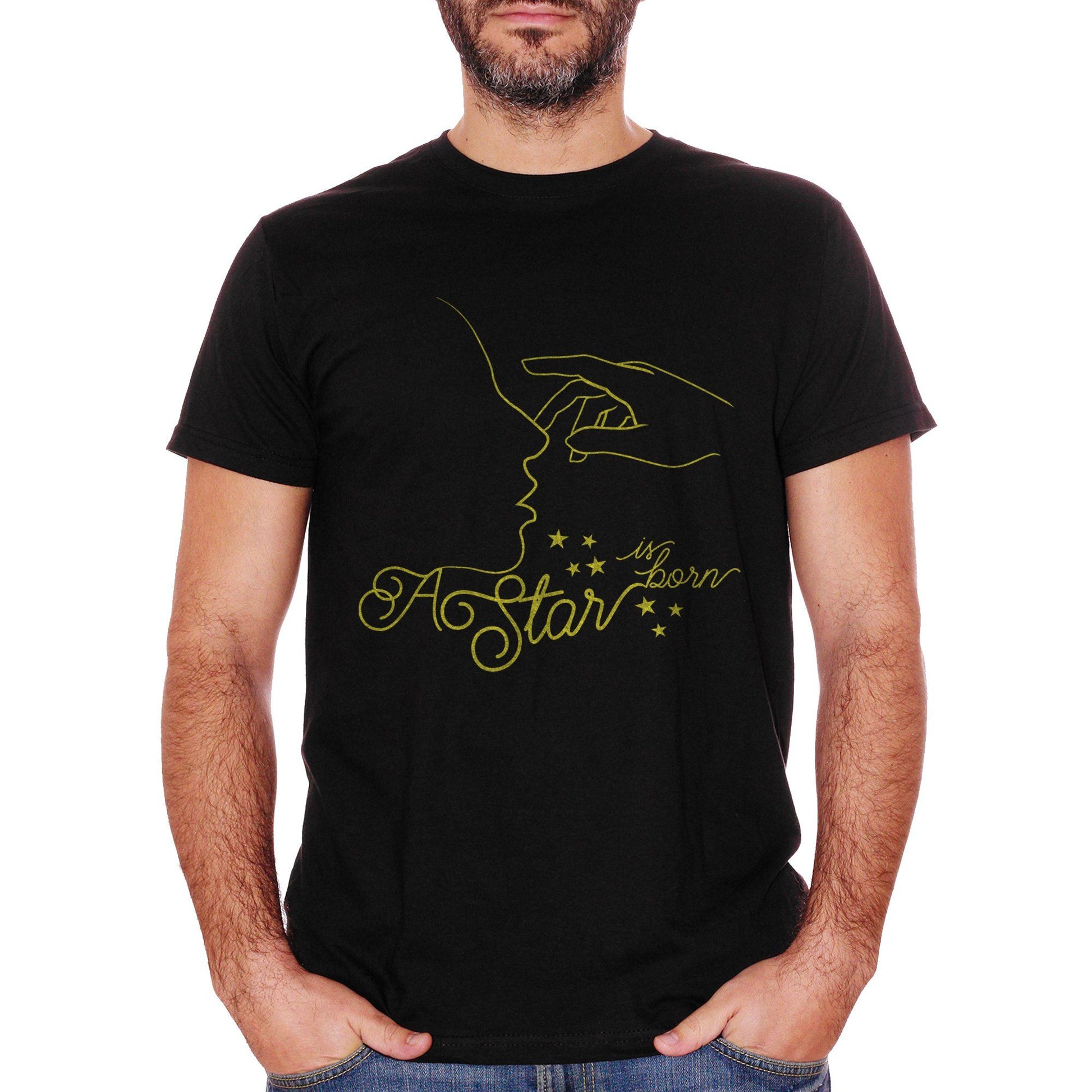 White T-Shirt A Star Is Born Gaga Fil Movie Alley - FAMOSI CucShop