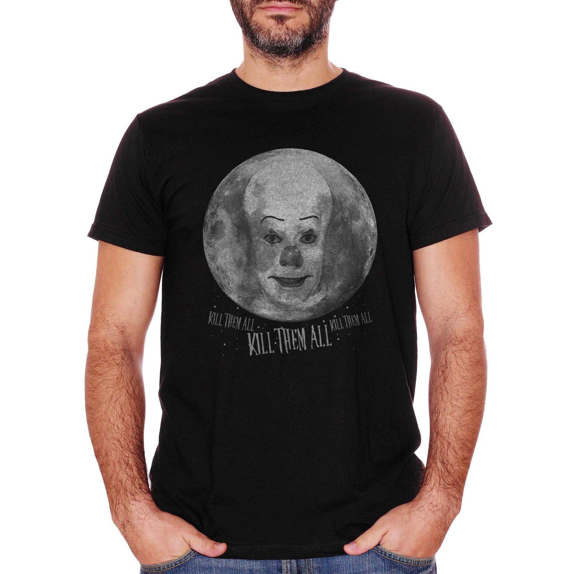 White T-Shirt It Pennywise Fullmoon - FILM CucShop