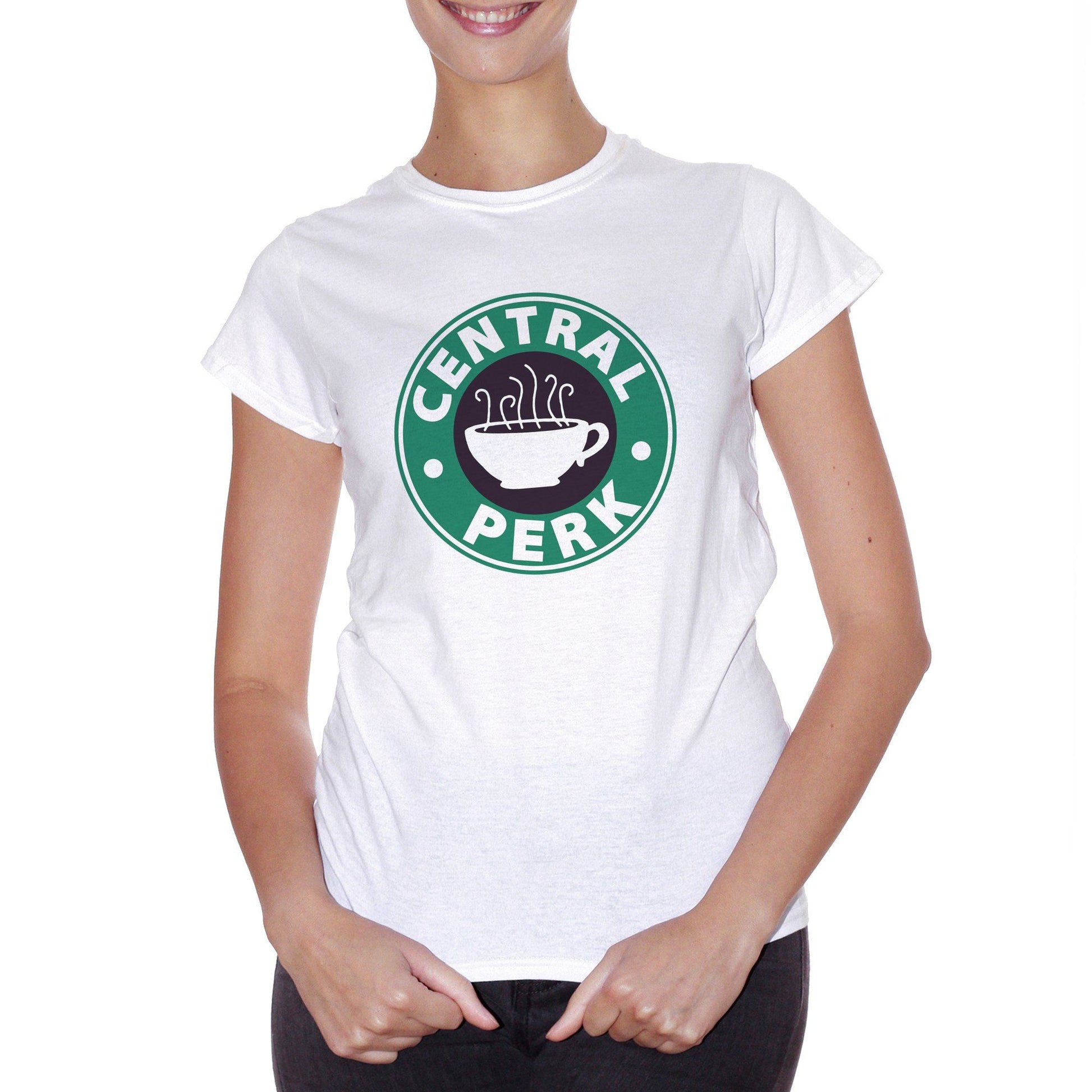 Sea Green T-Shirt Central Perk Friends Coffee Serie - FILM CucShop