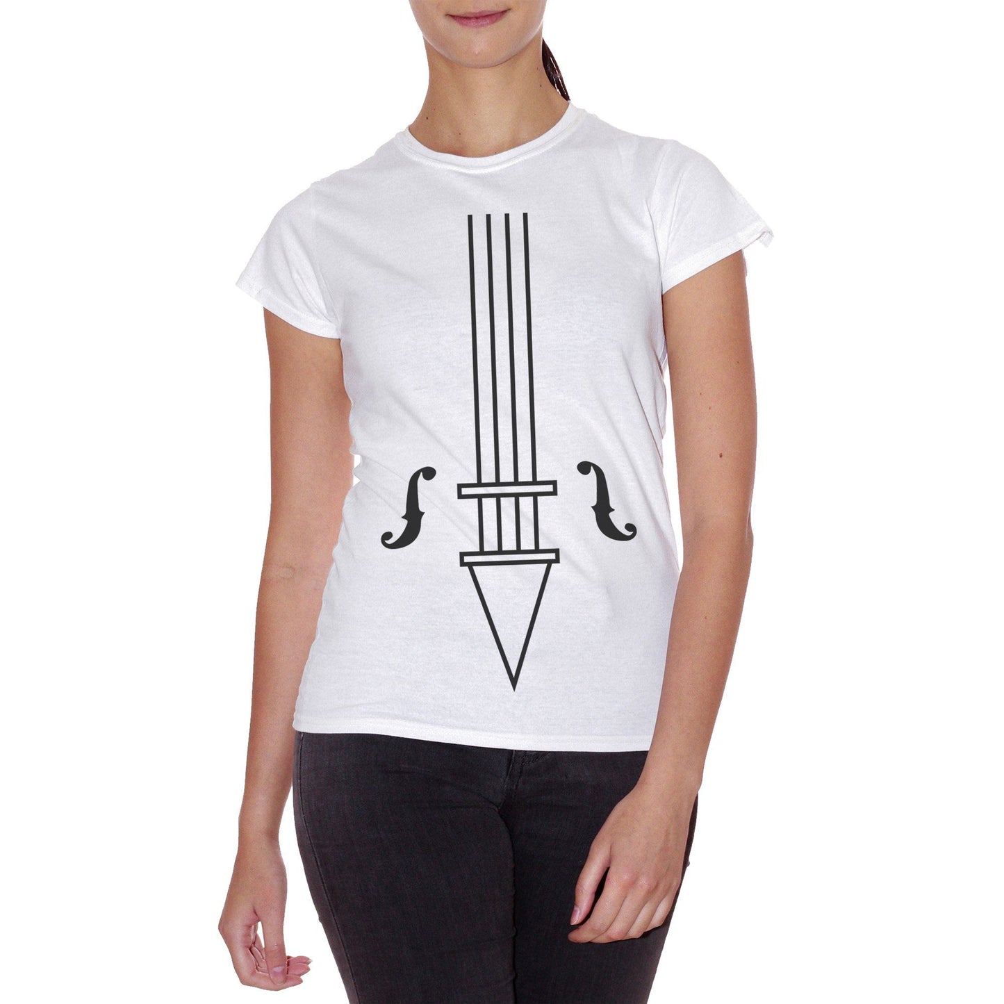 Lavender T-Shirt White Violin Umbrella Academy Book Comic Serie Tv - FILM CucShop