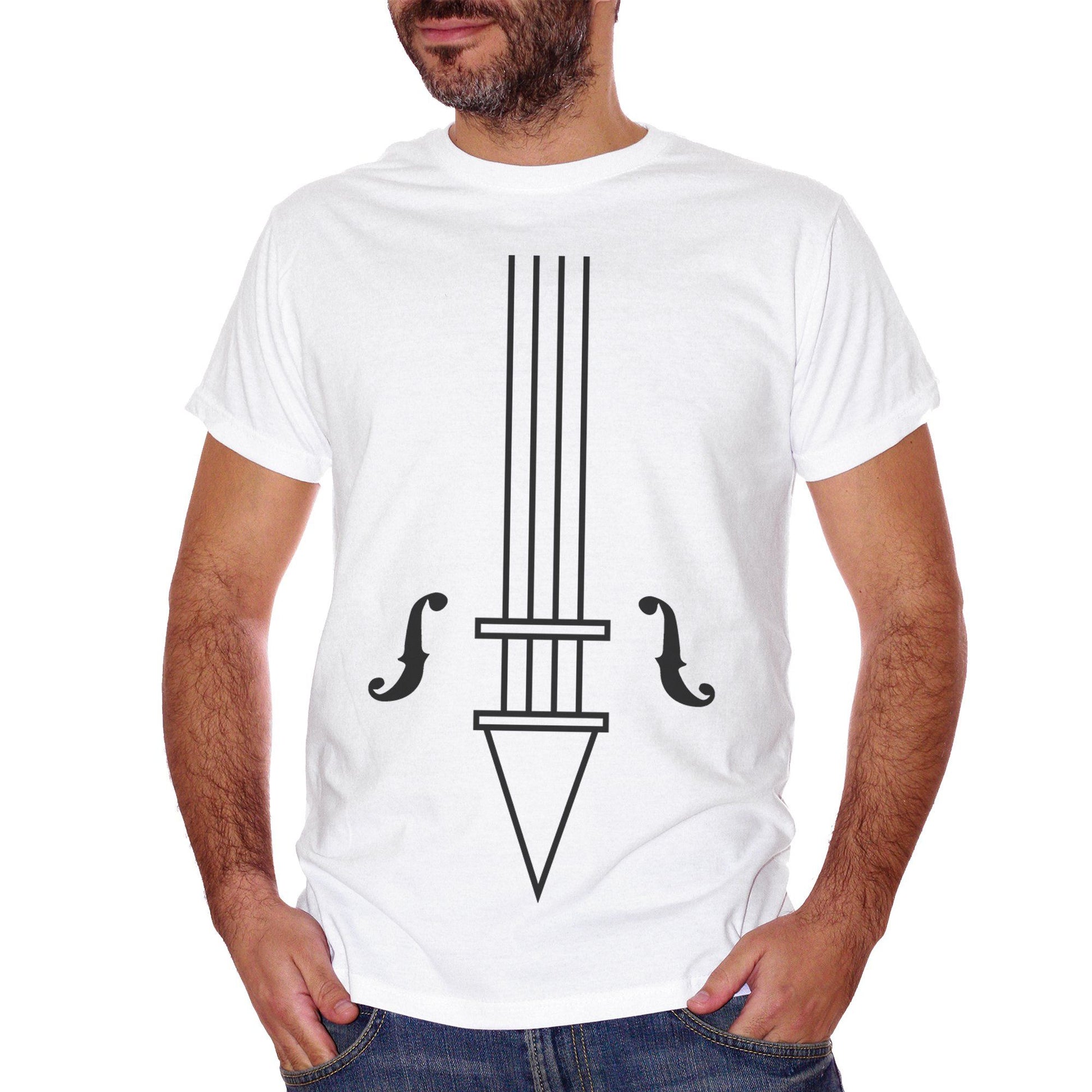 White Smoke T-Shirt White Violin Umbrella Academy Book Comic Serie Tv - FILM CucShop