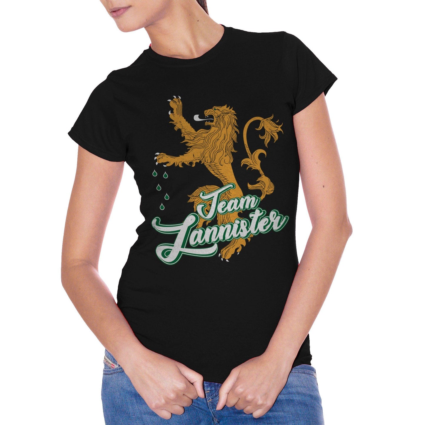 White T-Shirt Team Lannister Game Of Thrones Got Queen Cersei - FILM CucShop