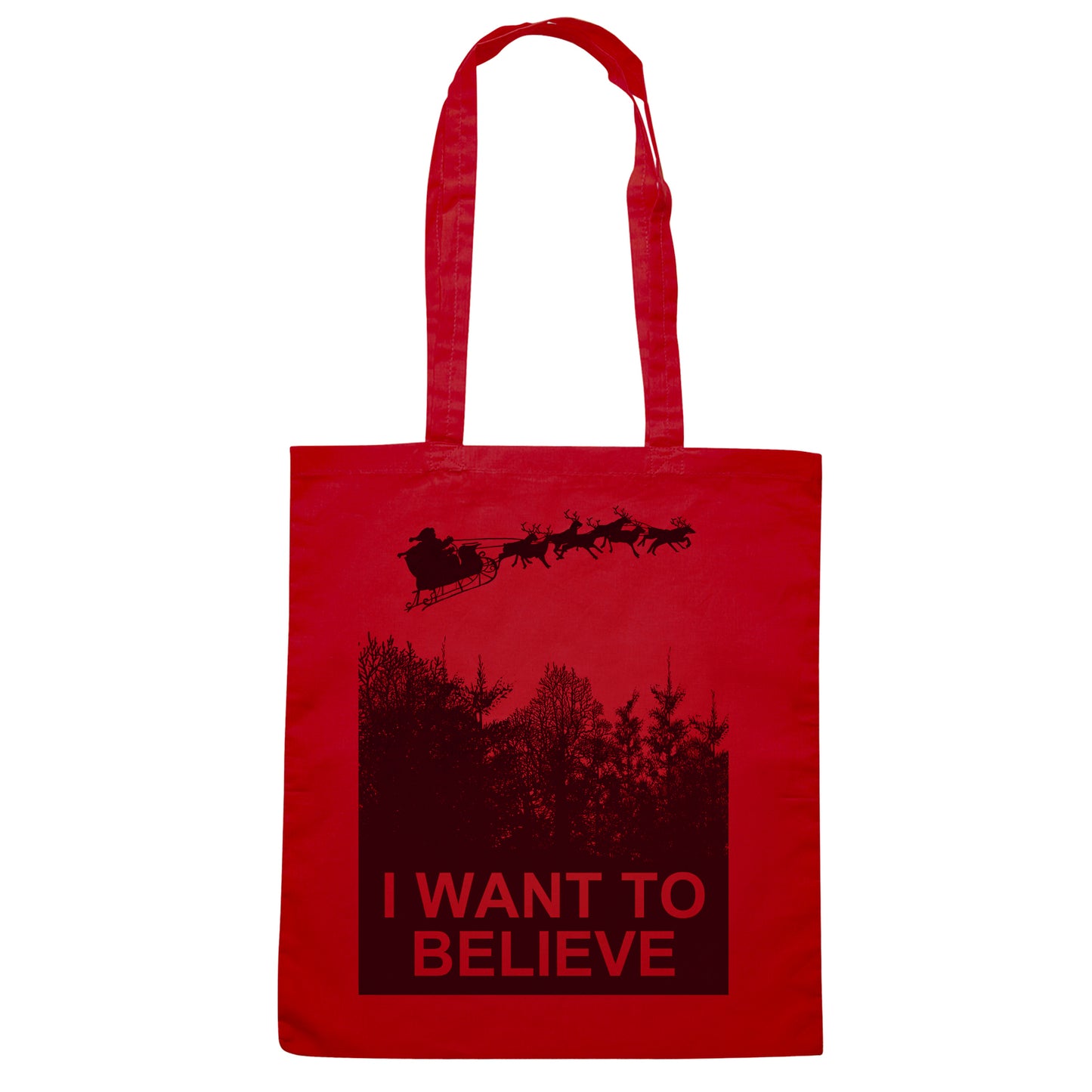 BAG CUC - I WANT TO BELIVE NATALE - XMAS Bag - ChooseUrColor - CUC chooseurcolor