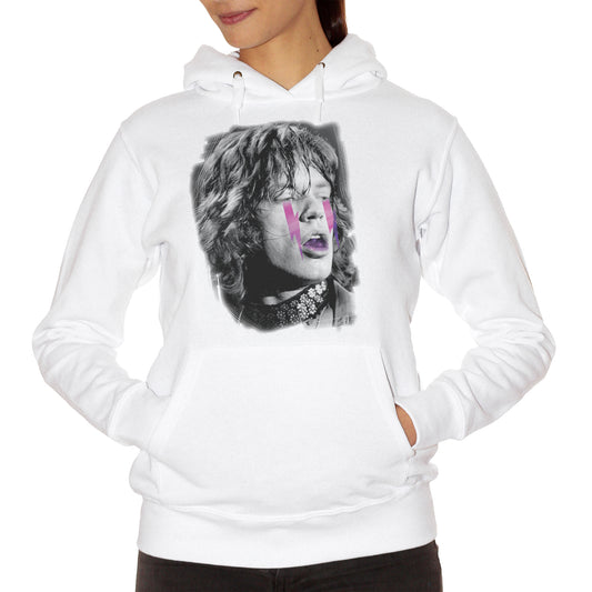 Lavender Felpa Cappuccio Mick Jagger Rolling Stones Vintage Star Black And White - Famous Choose ur Color CucShop