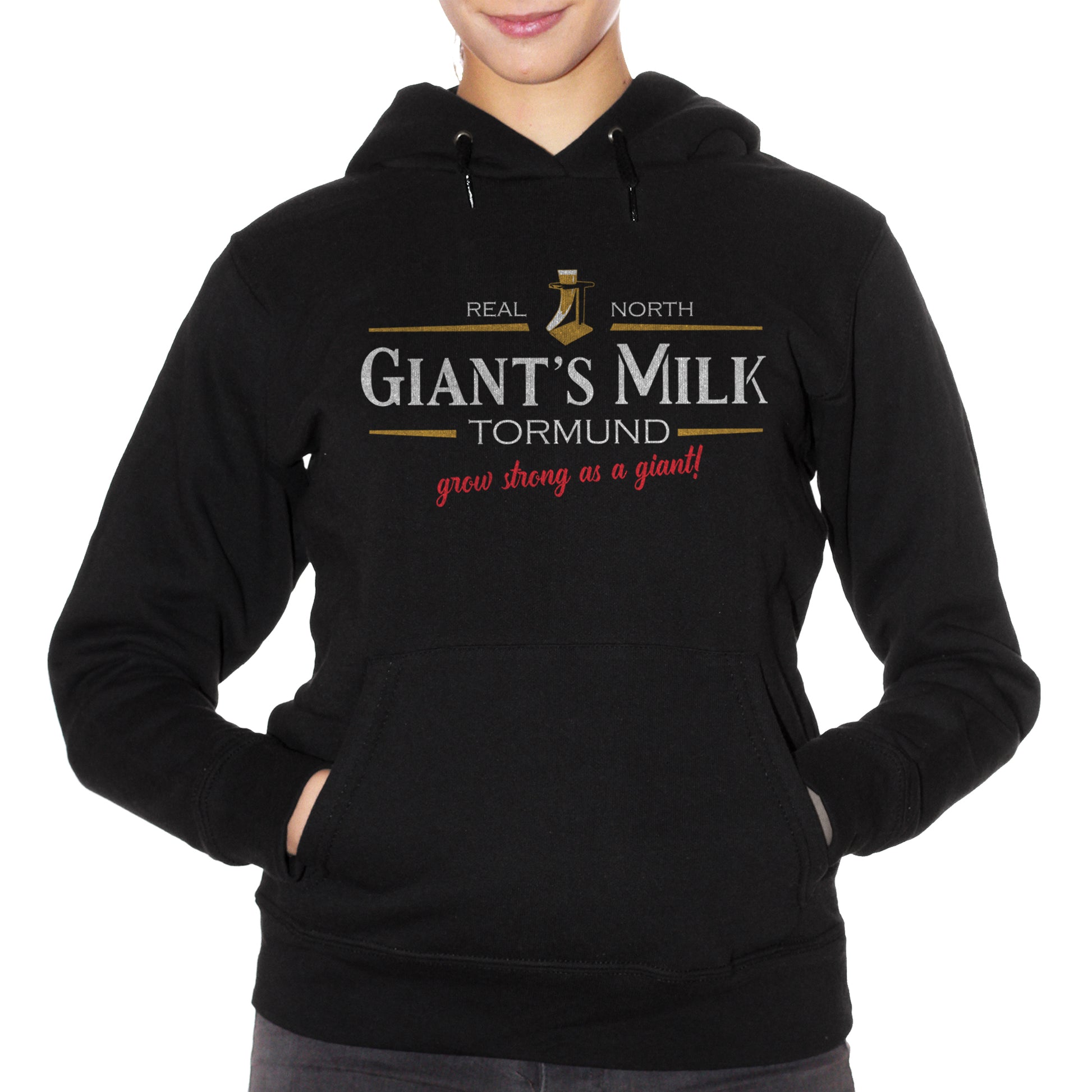 Felpa Cappuccio CUC - Giant'S Milk | Ispirata Al Trono Di Spade | Cresci Forte Come Un Gigante | Il Segreto Di Tormund - FILM - CUC chooseurcolor