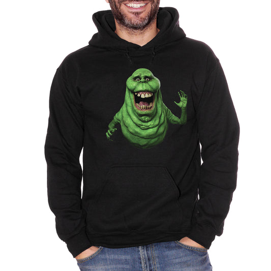 Black Felpa Cappuccio Slimer Ghostbusters - Film Cult Anni 80 - Movie Choose ur color CucShop