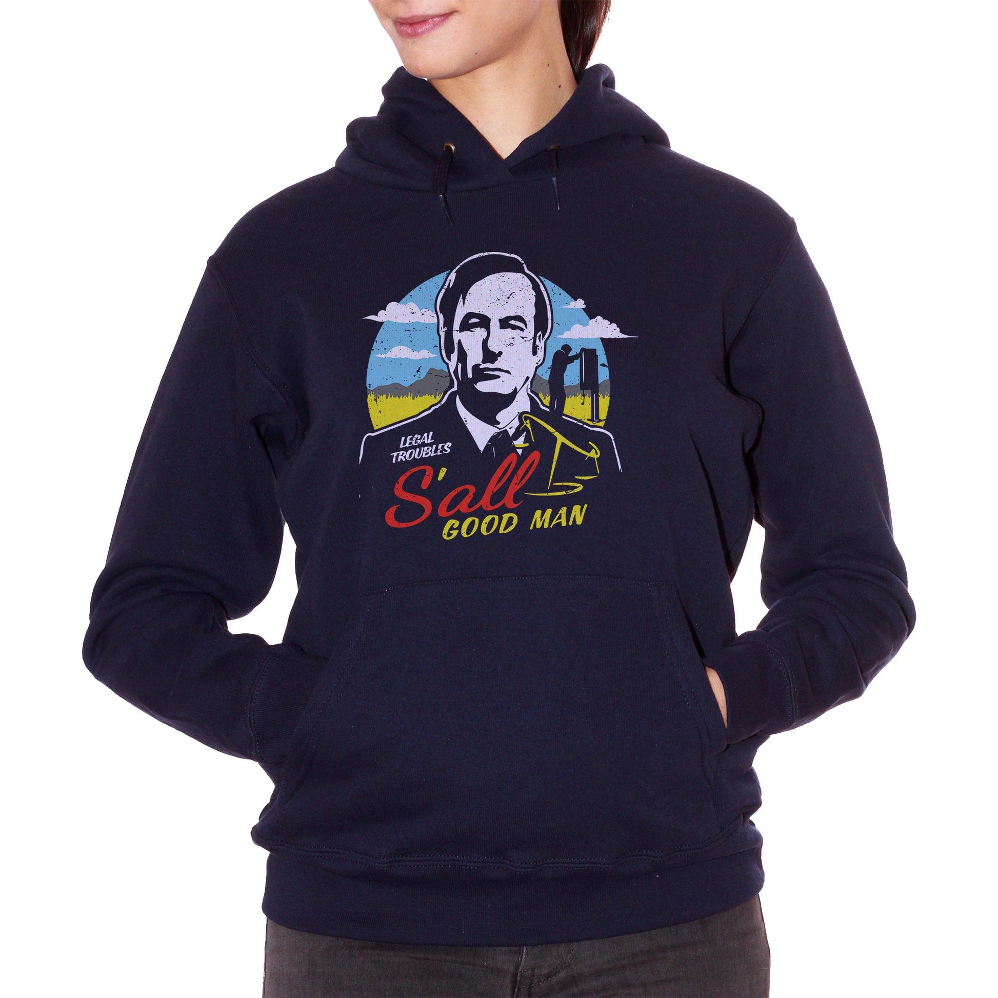 Black Felpa Cappuccio Better Call Saul Goodman Serie Tv Breaking Bad - Movie Choose ur color CucShop