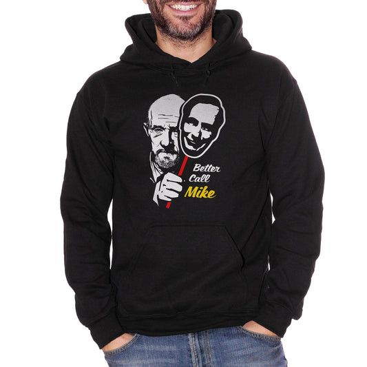 Black Felpa Cappuccio Better Call Mike Serie Tv Breaking Bad - Movie Choose ur color CucShop