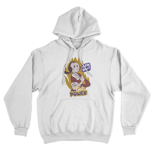 Felpa Cappuccio - OLIVIA Girl Power - Braccio di Ferro - Vintage - Cartoon - #chooseurcolor - CUC chooseurcolor