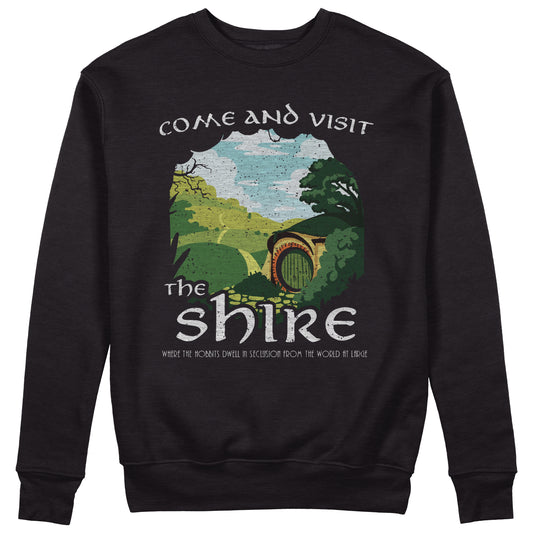 Felpa CUC Girocollo The Shire - Come to visit Contea - Lord of the rings Unisex #chooseurcolor - CUC chooseurcolor