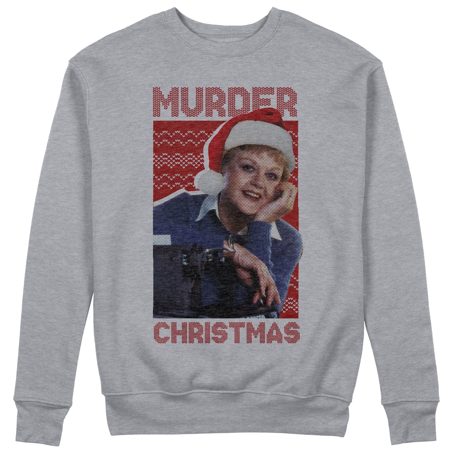 CUC Felpa Girocollo - Merry Xmas - Jessica Fletcher Murder Unisex #chooseurcolor - CUC chooseurcolor