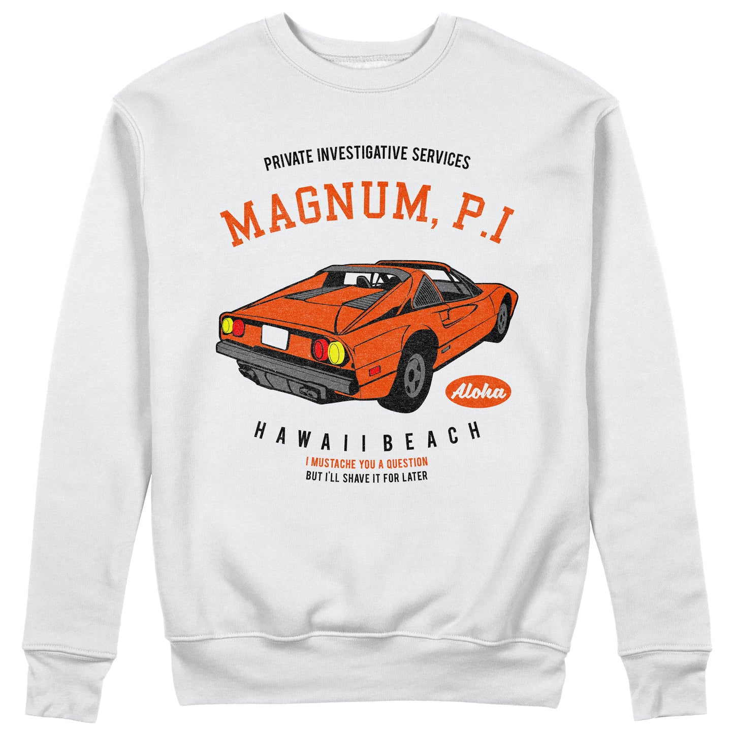 CUC Felpa Gircollo - Iconic Cars - Magnum P.I. - Unisex #chooseurcolor - CUC chooseurcolor