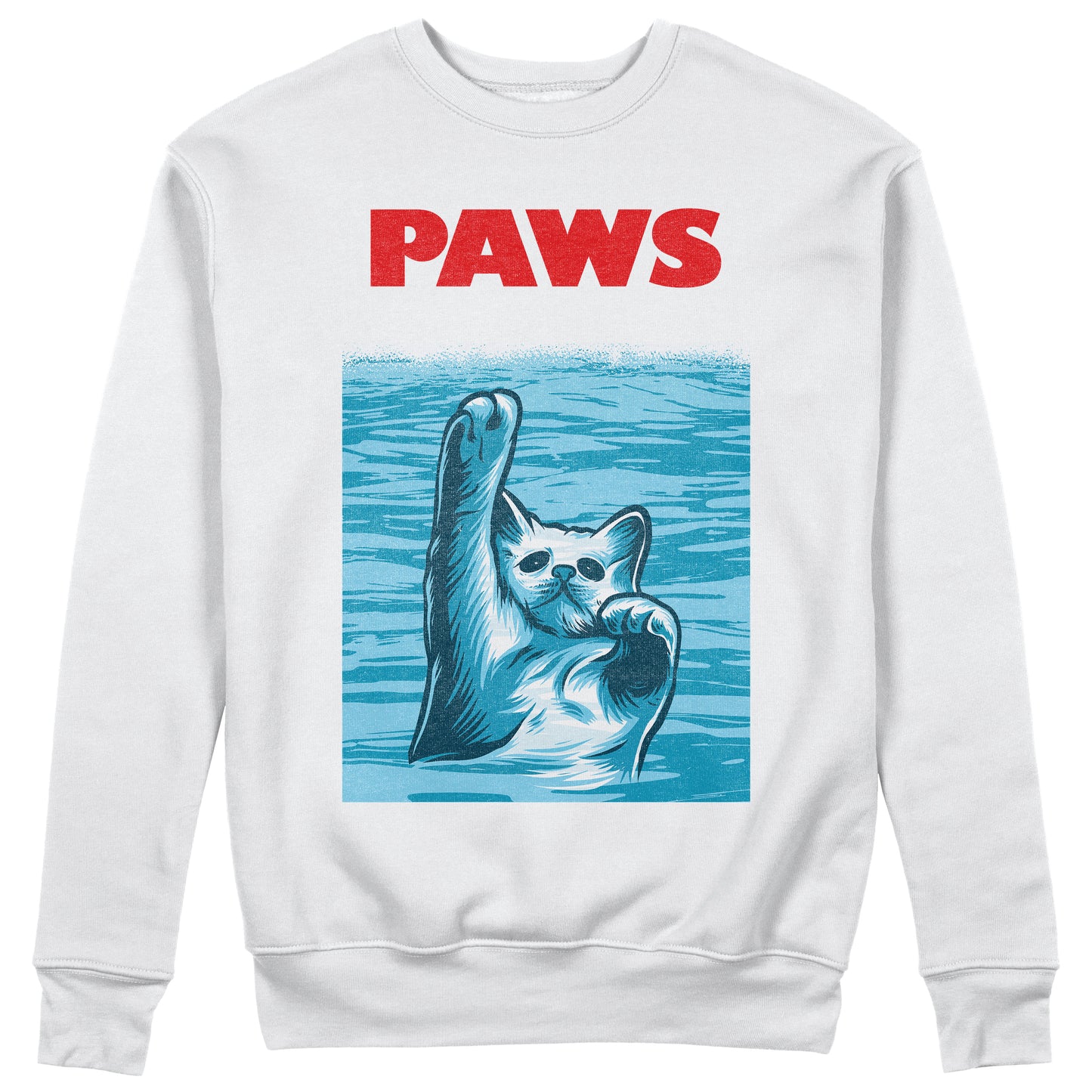 CUC Felpa Gircollo - Paws Lo Squalo Funny - Unisex #chooseurcolor - CUC chooseurcolor