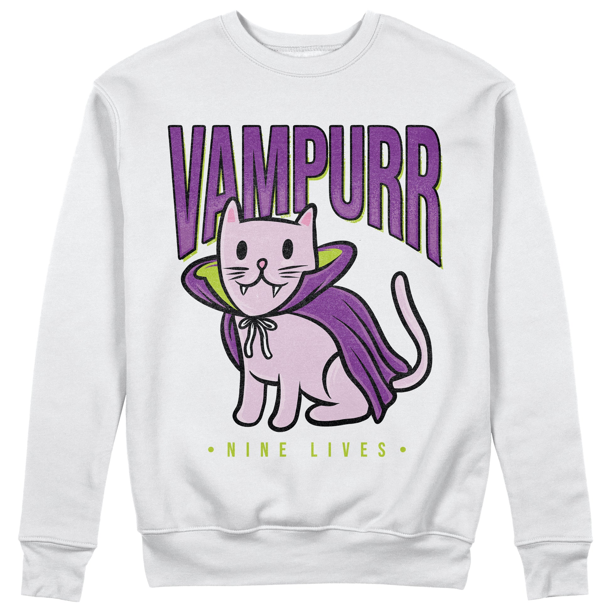 CUC Felpa Gircollo - Vampurr Cat Lovers - Unisex #chooseurcolor - CUC chooseurcolor