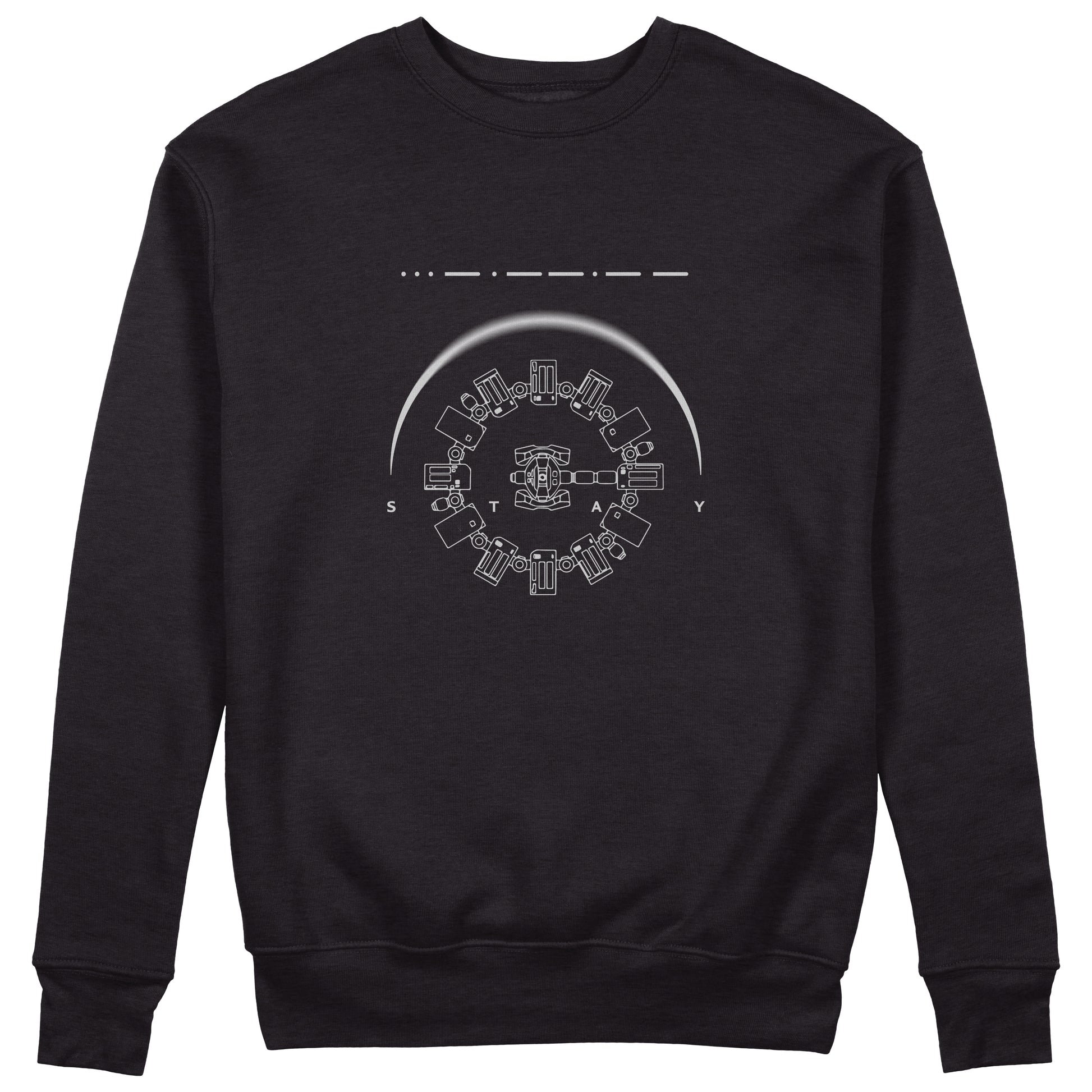 CUC Felpa Girocollo - STAY - Interstellar- Space - movies  Unisex #chooseurcolor - CUC chooseurcolor