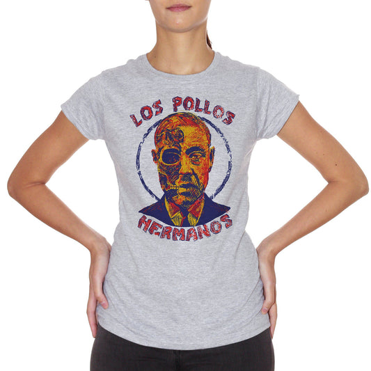 White T-Shirt Los Pollos Hermanos Gusfring Breaking Bad - FILM Choose ur color CucShop