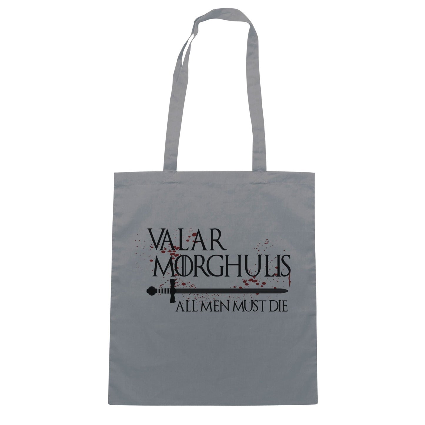 Slate Gray Borsa Valar Morghulis Game Of Thrones - Grigio - FILM Choose ur color CucShop