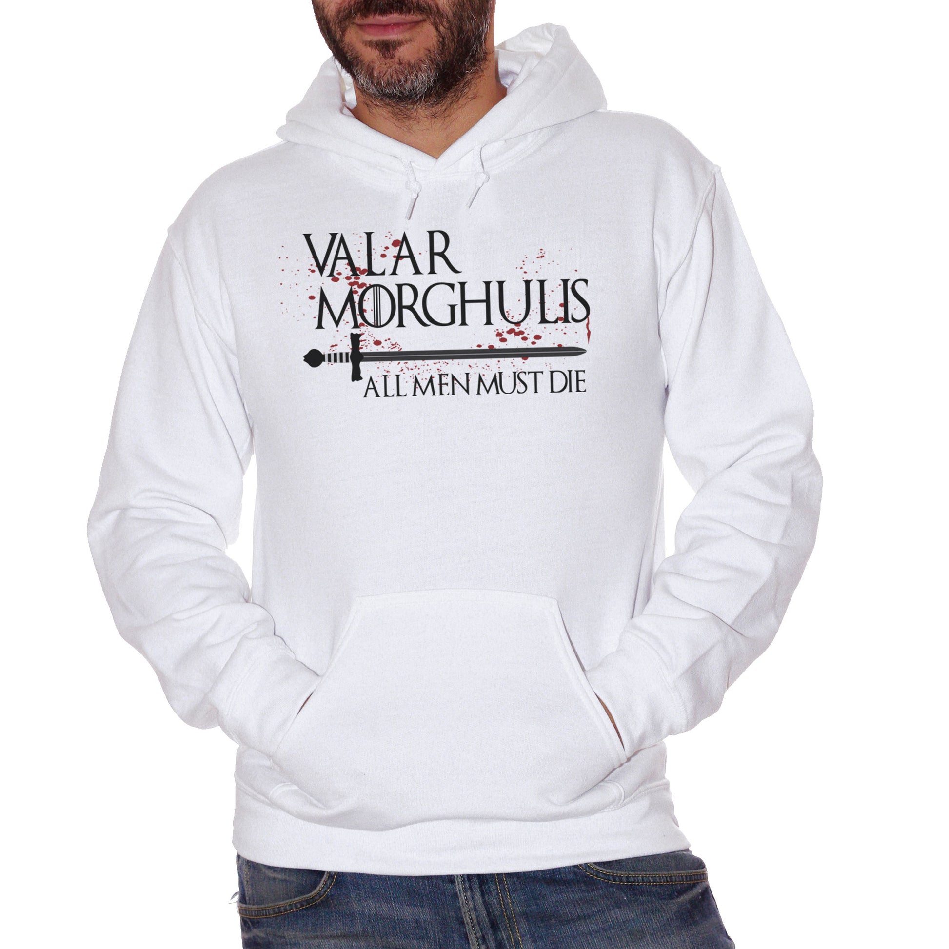 Lavender Felpa Valar Morghulis Game Of Thrones - FILM Choose ur color CucShop