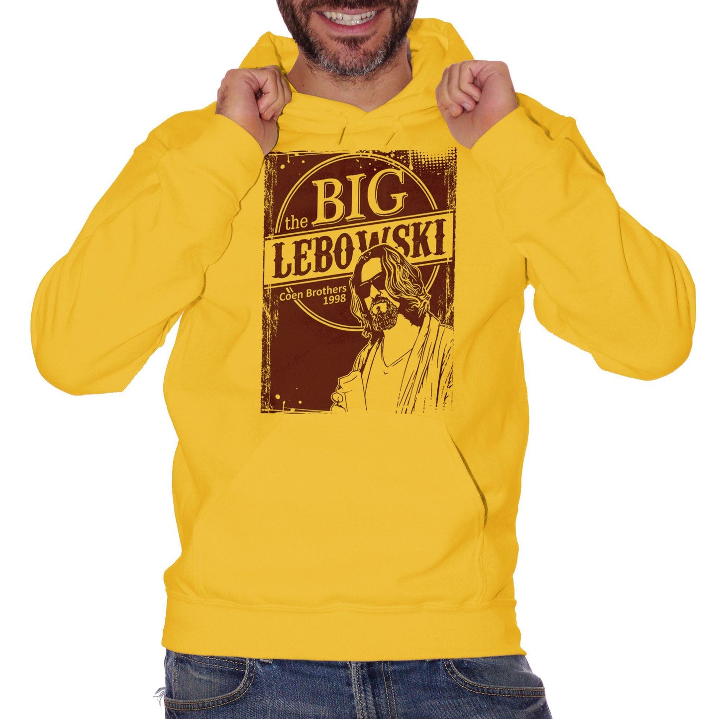 Goldenrod Felpa Big Lebowski Coen Bros - FILM Choose ur color CucShop