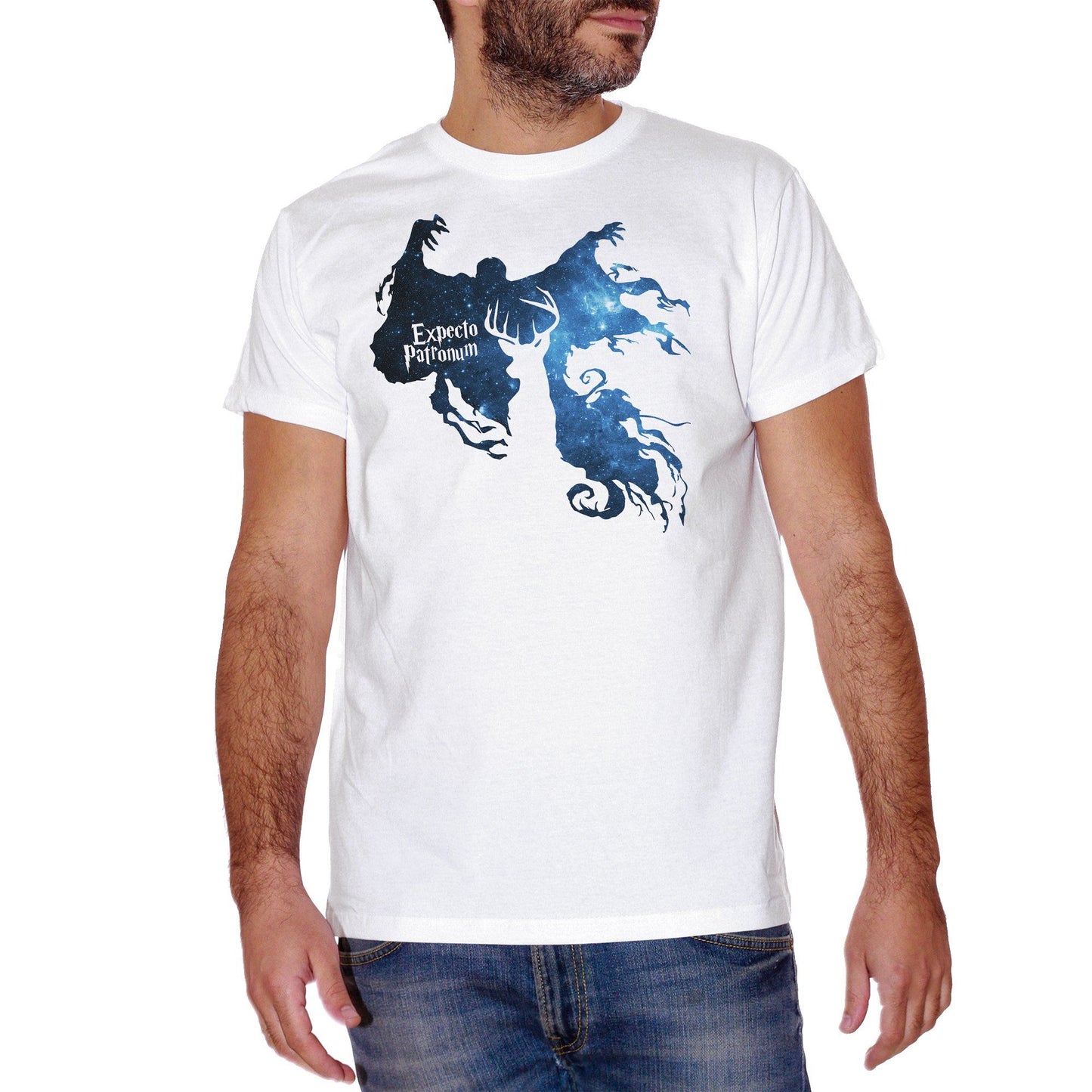 Steel Blue T-Shirt Expecto Patronum Harry Potter - FILM Choose ur color CucShop