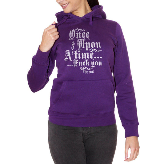 Dark Slate Blue Felpa Once Upone A Time Fk You The End - DIVERTENTE Choose ur color CucShop