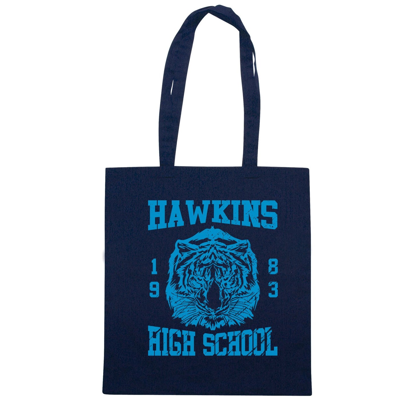 Midnight Blue Borsa Hawkins High Shool Stranger Things - Blu navy - FILM Choose ur color CucShop