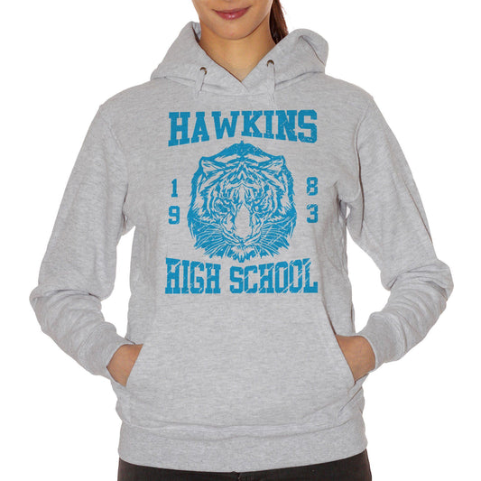 Cadet Blue Felpa Hawkins High Shool Stranger Things - FILM Choose ur color CucShop