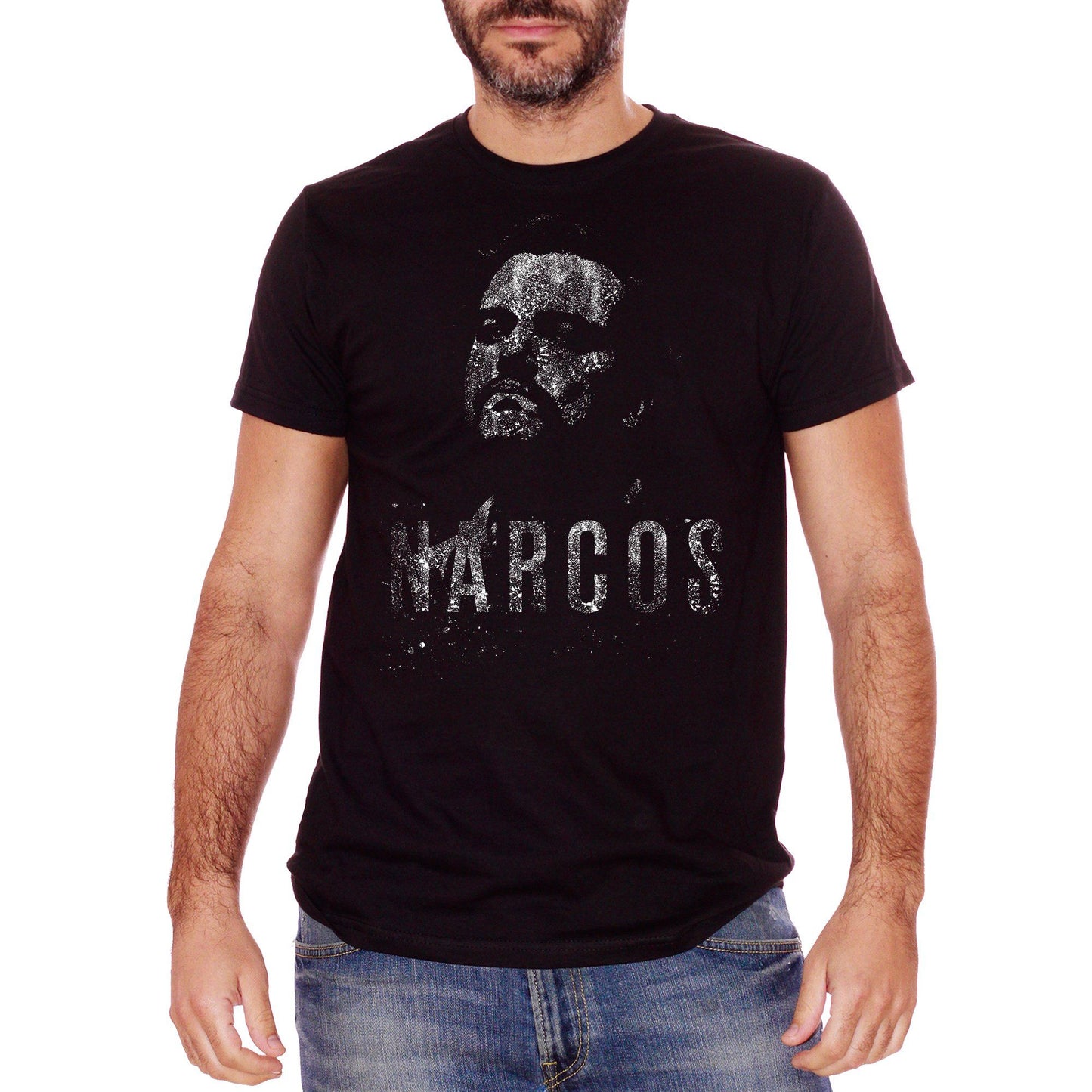 Black T-Shirt Narcos Powder - FILM Choose ur color CucShop