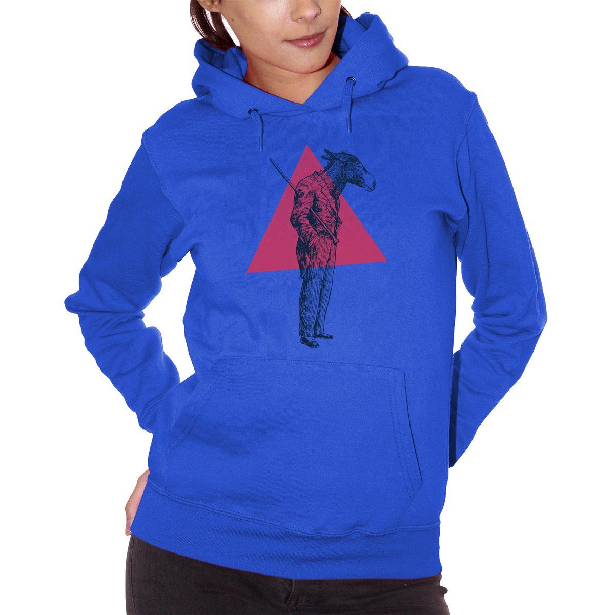 Royal Blue Felpa Antropomorphic Animals Donkey  - SOCIAL Choose ur color CucShop