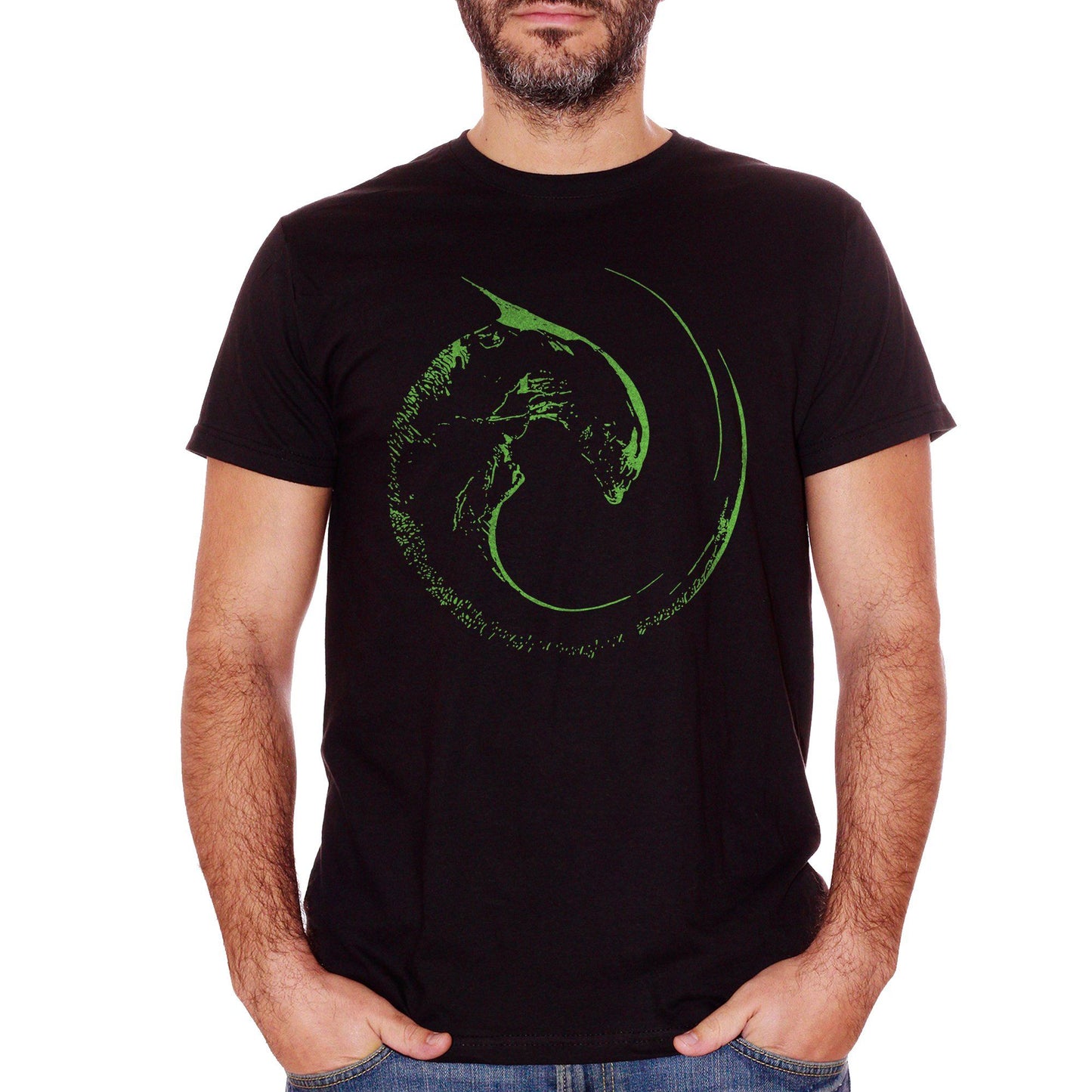 Black T-Shirt Alien Film - FILM Choose ur color CucShop