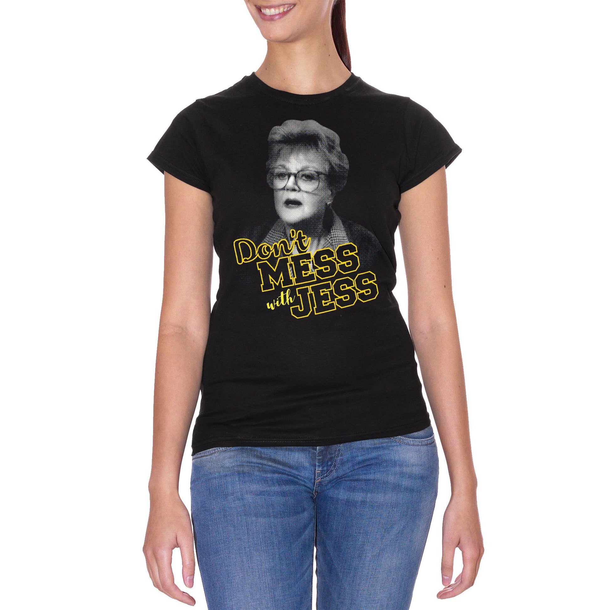 White T-Shirt Non Scherzare Con Jessica Fletcher - Signora In Giallo - FILM Choose ur color CucShop