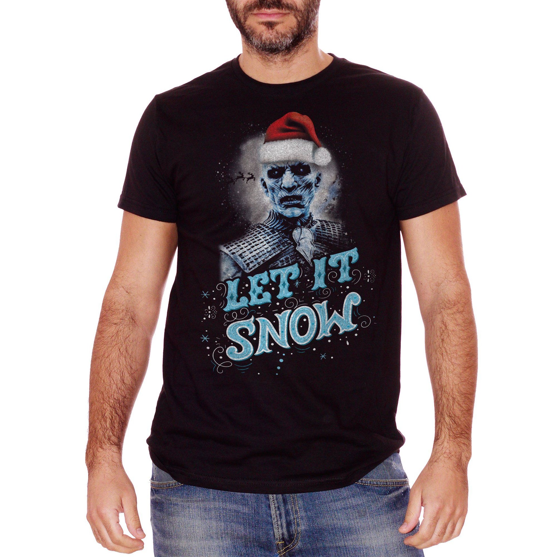 Black T-Shirt The Night King - Got - Christmas Edition - FILM Choose ur color CucShop