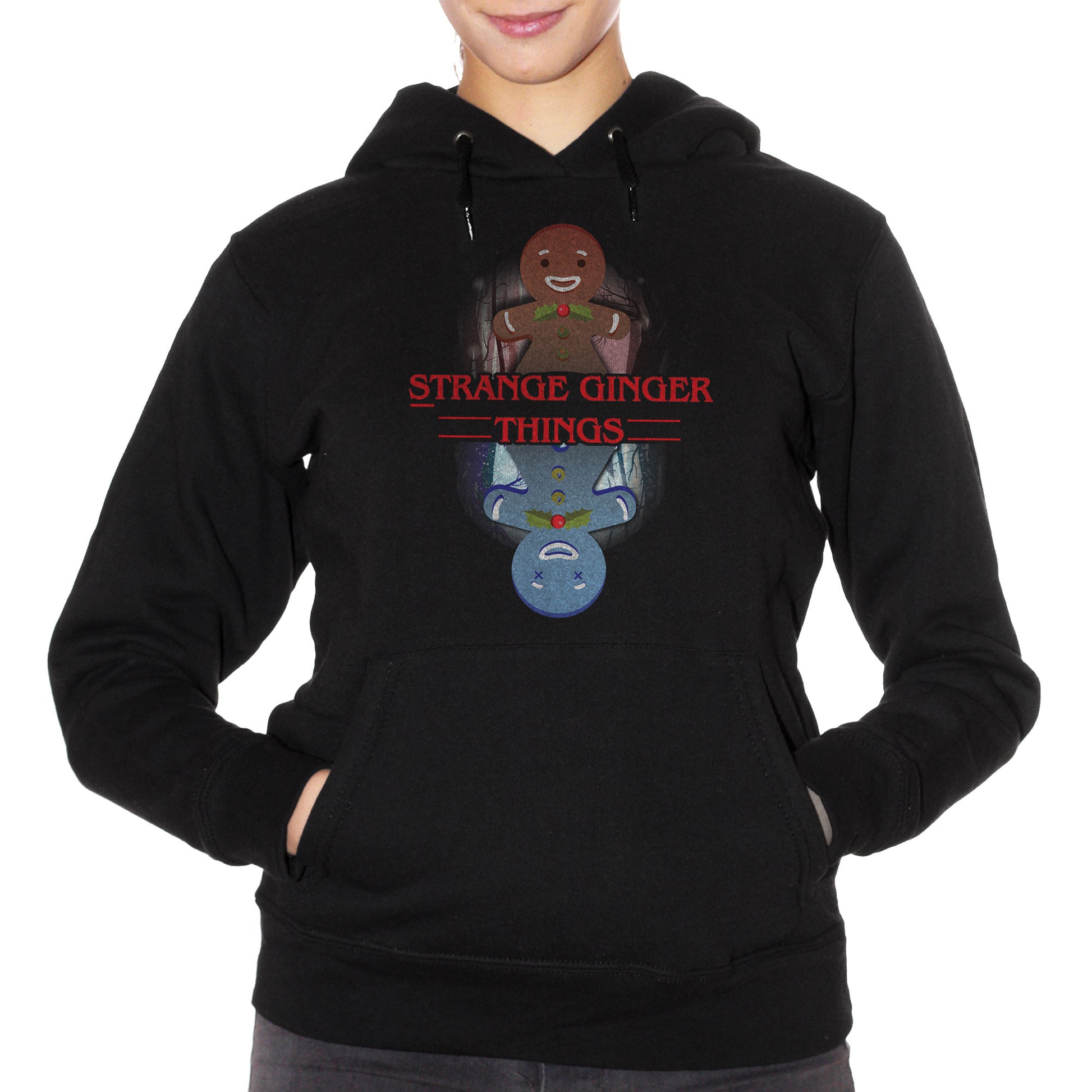 Black Felpa Stranger Things Christmas - FILM Choose ur color CucShop