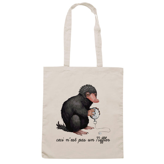 Light Gray Borsa Animali Fantastici-Niffler Magritte - Sand - FILM Choose ur color CucShop