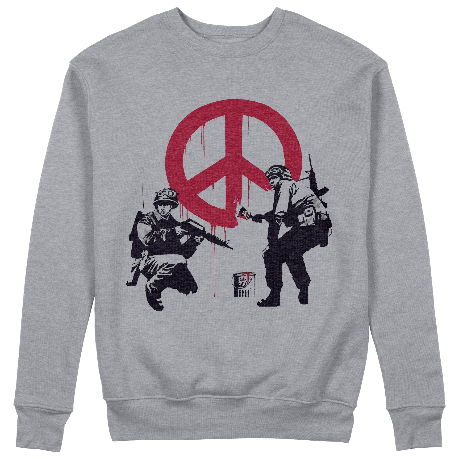 CUC Felpa Gircollo - Banksy Peace - Unisex #chooseurcolor - CUC chooseurcolor