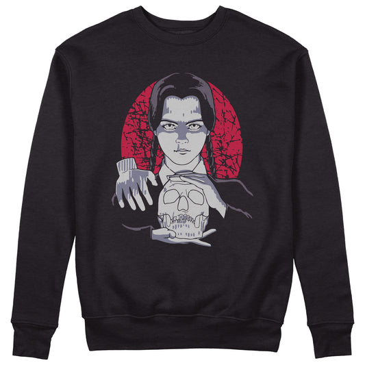 CUC Felpa Girocollo - MERCOLEDì - FAMIGLIA ADDAMS - Unisex #chooseurcolor - CUC chooseurcolor