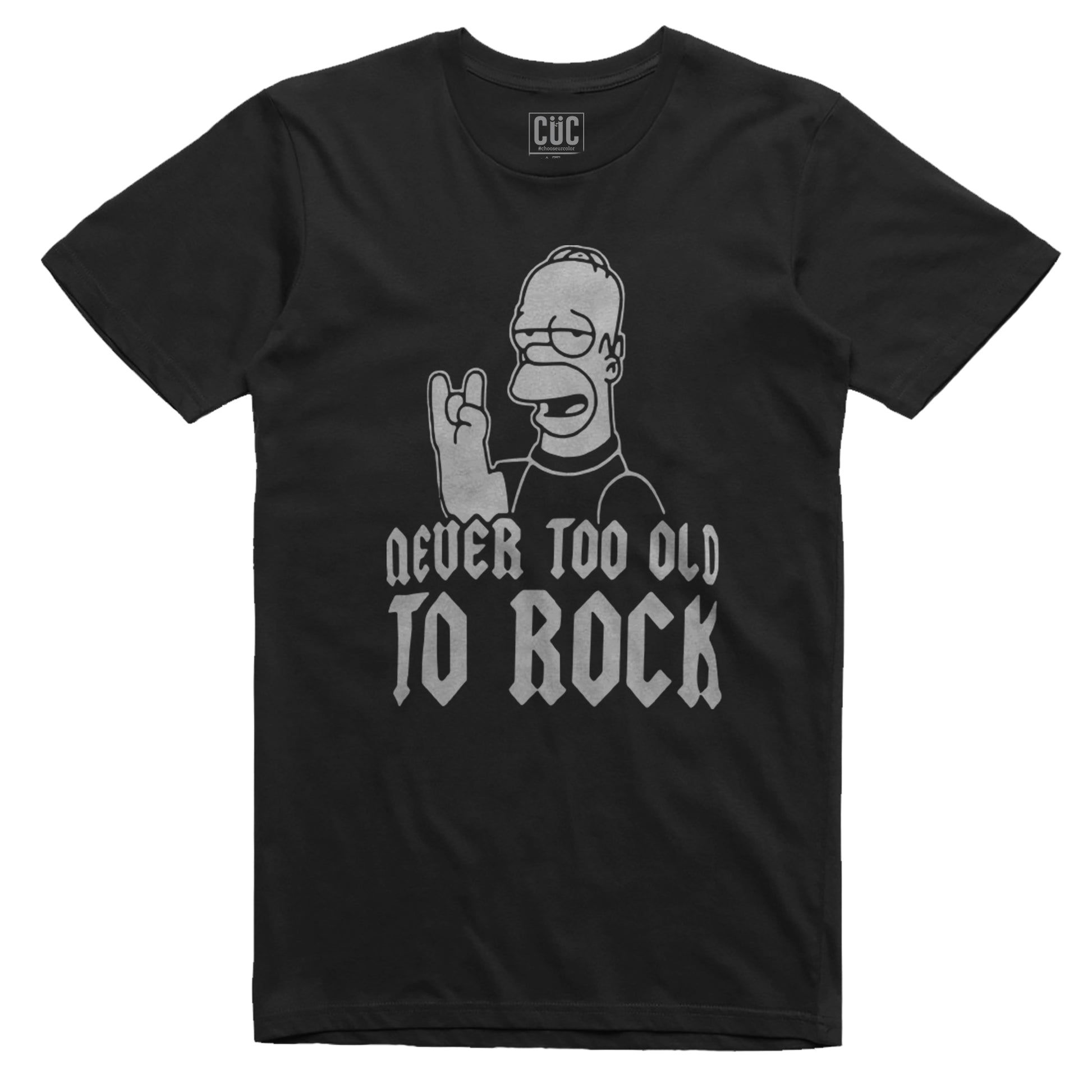 CUC T-Shirt Never Old To Rock - Maglia da Concerto - #chooseurcolor - CUC chooseurcolor