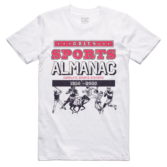 T-Shirt Almanacco Sportivo - Ritorno al Futuro - Film Anni 90 - Choose ur color - CUC chooseurcolor