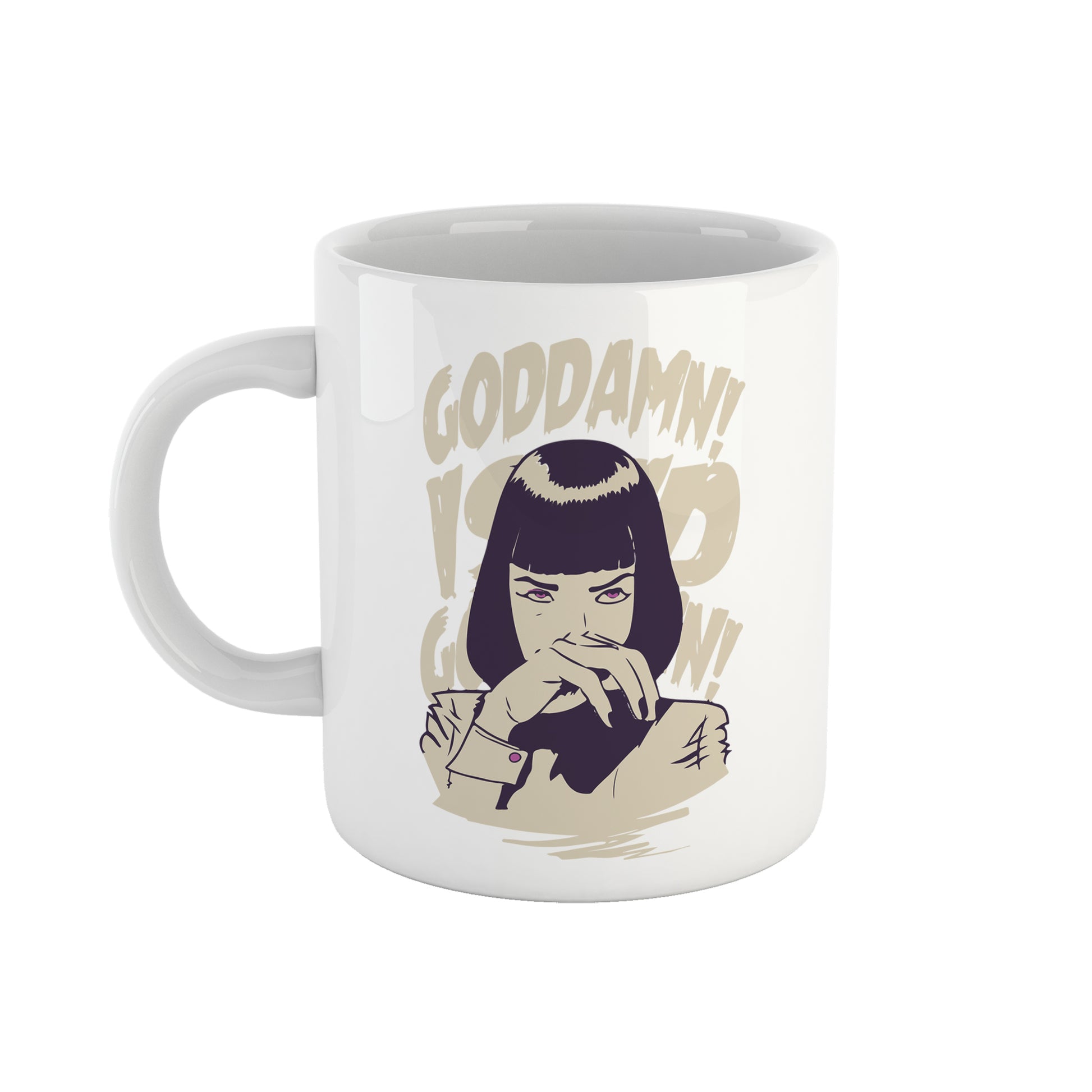 CUC Tazza GODDAM - Pulp fiction mug simpatica tarantino #chooseurcolor - CUC chooseurcolor