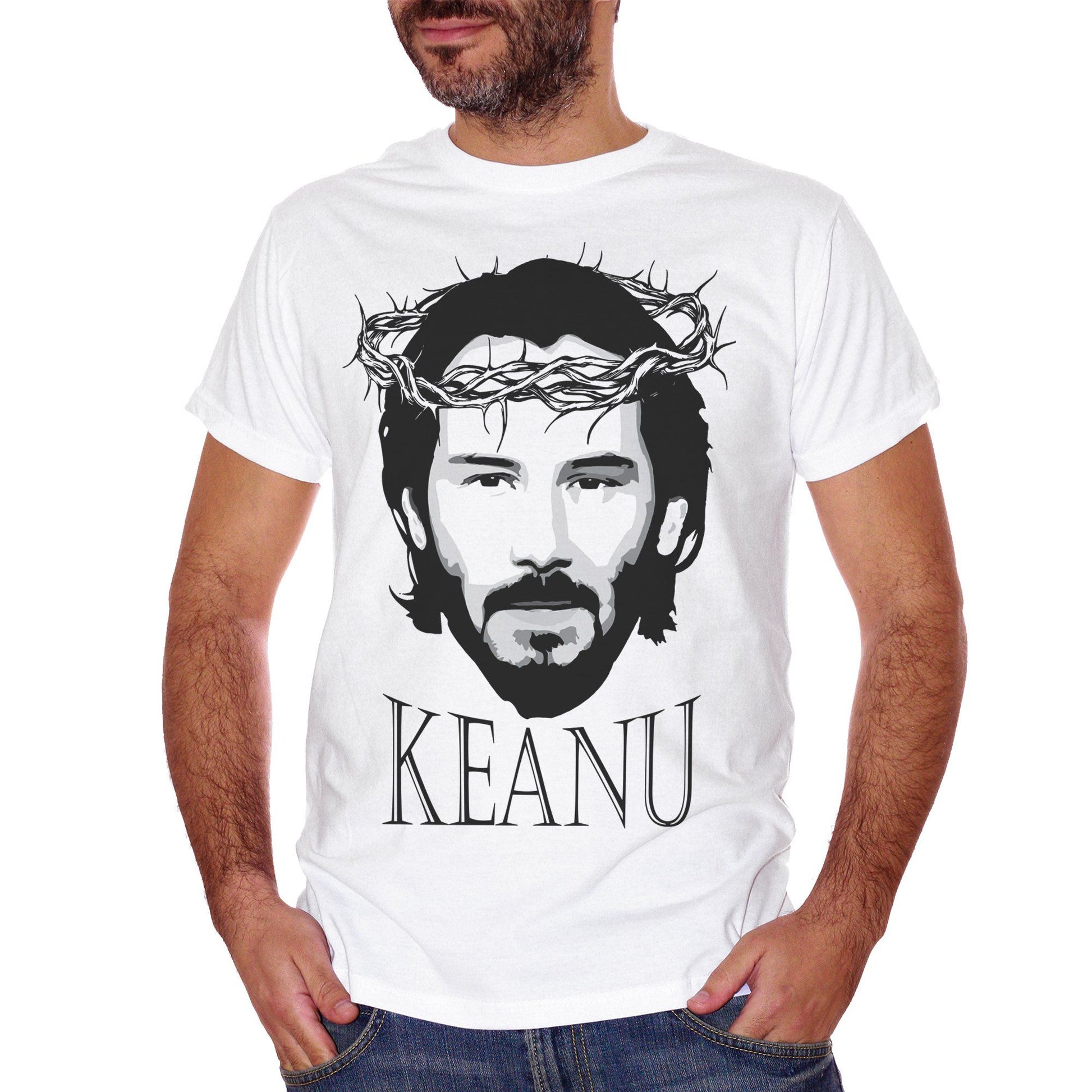 White Smoke T-Shirt Keanu - FAMOSI CucShop