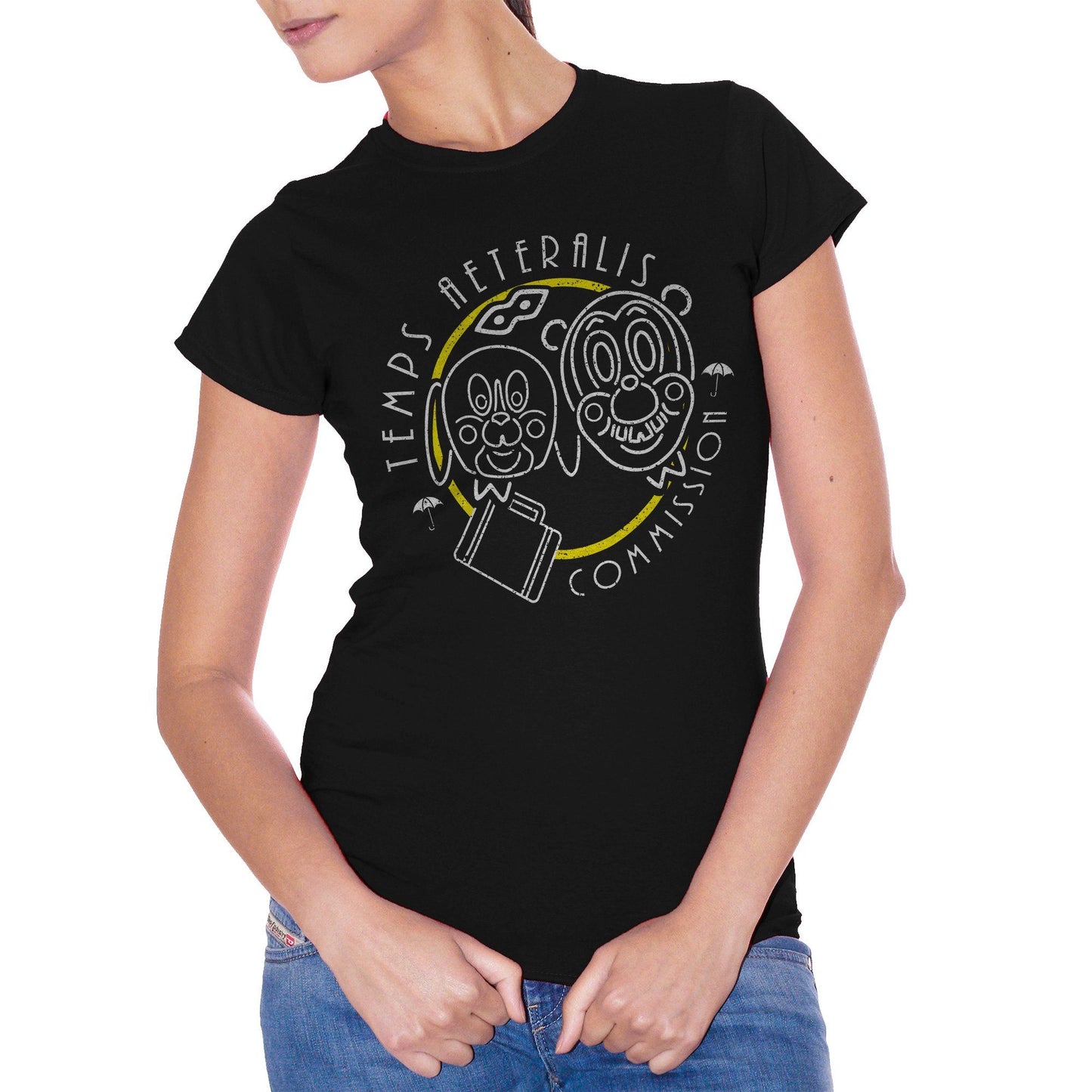 White T-Shirt Umbrella Academy Temps Aeteralis Commission - Serie TV Netflix - Movie Choose ur color CucShop