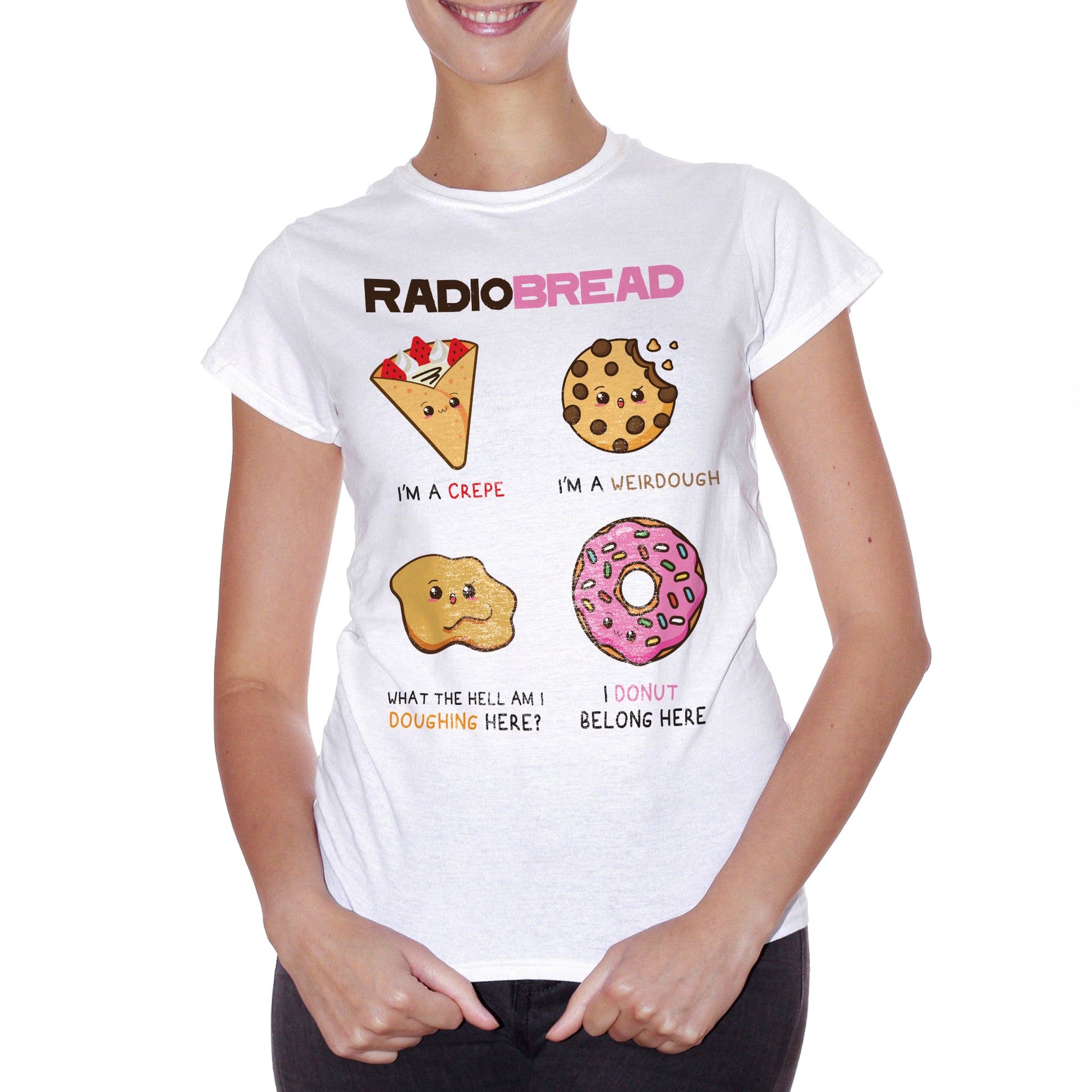 Lavender T-Shirt Radio Bread - maglietta divertente ispirata ai RadioHead - Music Choose ur color CucShop