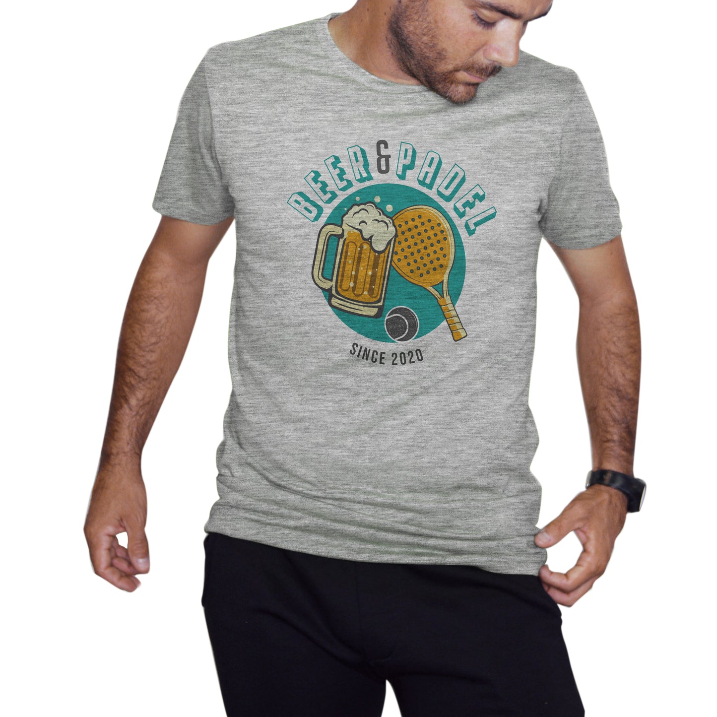 Snow T Shirt Padel e Birra connubio perfetto - divertente sportiva - SPORT - #ChooseurColor CucShop